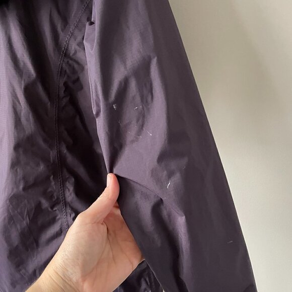 The North Face Hyvent Rain Jacket Waterproof Hooded Full Zip Purple Pink Medium - Picture 10 of 10